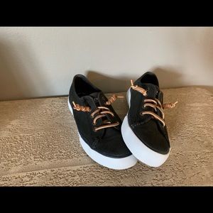 Sperry Top-Sider Pier View Black Canvas Sneaker